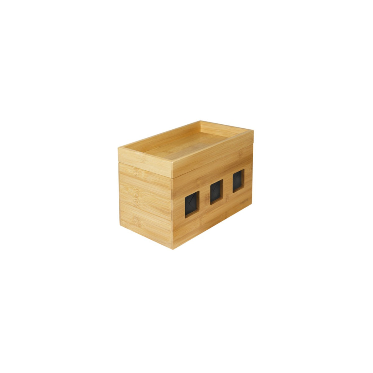 LogiLink Kabelbox bambus braun KAB0076