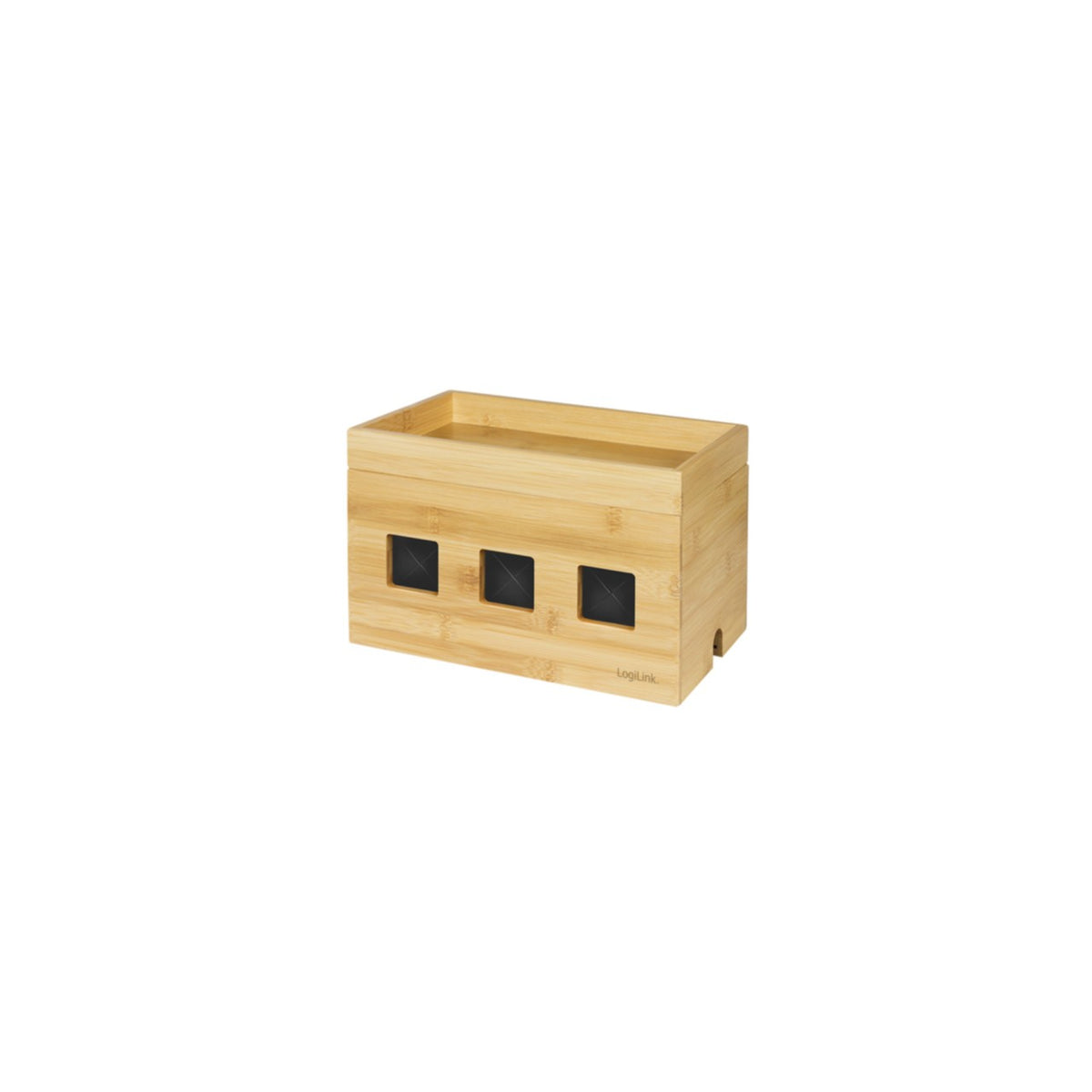 LogiLink Kabelbox bambus braun KAB0076, Bild 3