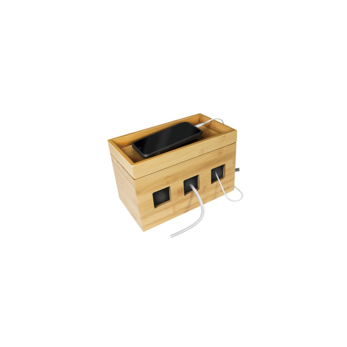 LogiLink Kabelbox bambus braun KAB0076, Bild 4