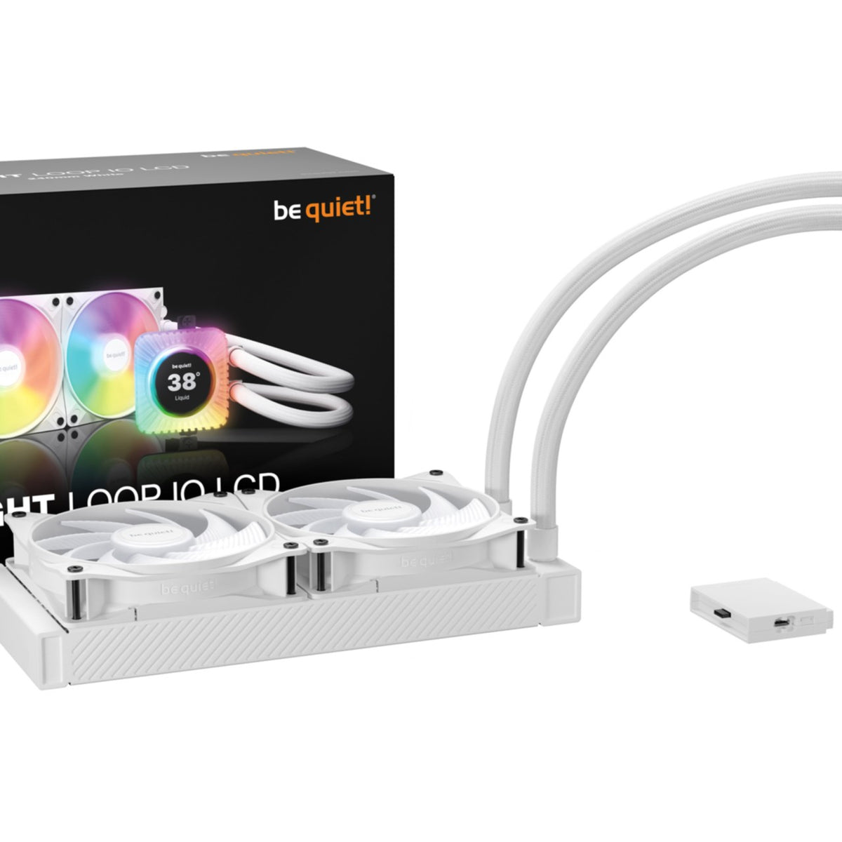 Cooler Be Quiet Light Loop IO LCD 240mm AiO Wasserkühlung white BW035, Bild 2