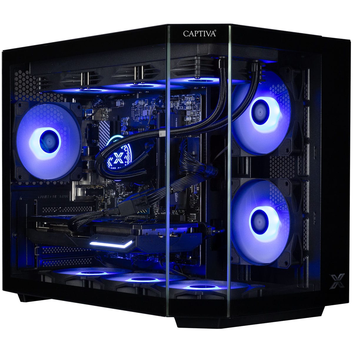 Captiva PC Advanced Gaming I95-883 (i9-14900KF/RTX5060 Ti 8GB GDDR7/SSD 2TB/64GB/WLAN/w/o OS)