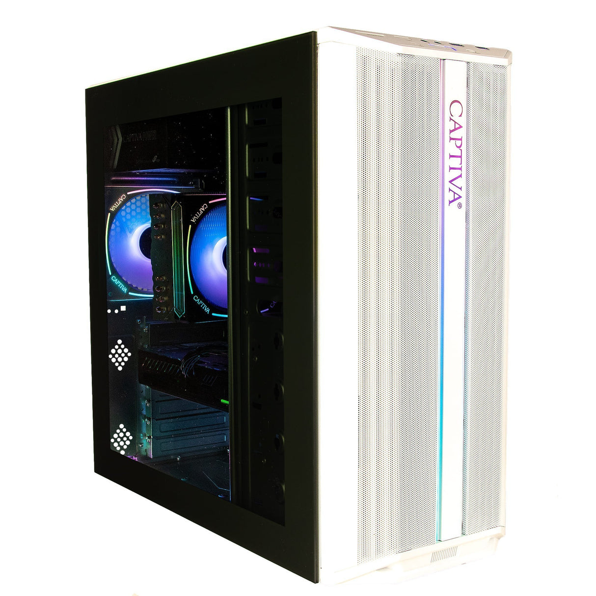 Captiva PC Highend Gaming R10-0001 (Ryzen 5 7500X3D/RX9060 XT 16GB GDDR6/SSD 1TB/16GB/WLAN/Windows 11 Home 64-bit)