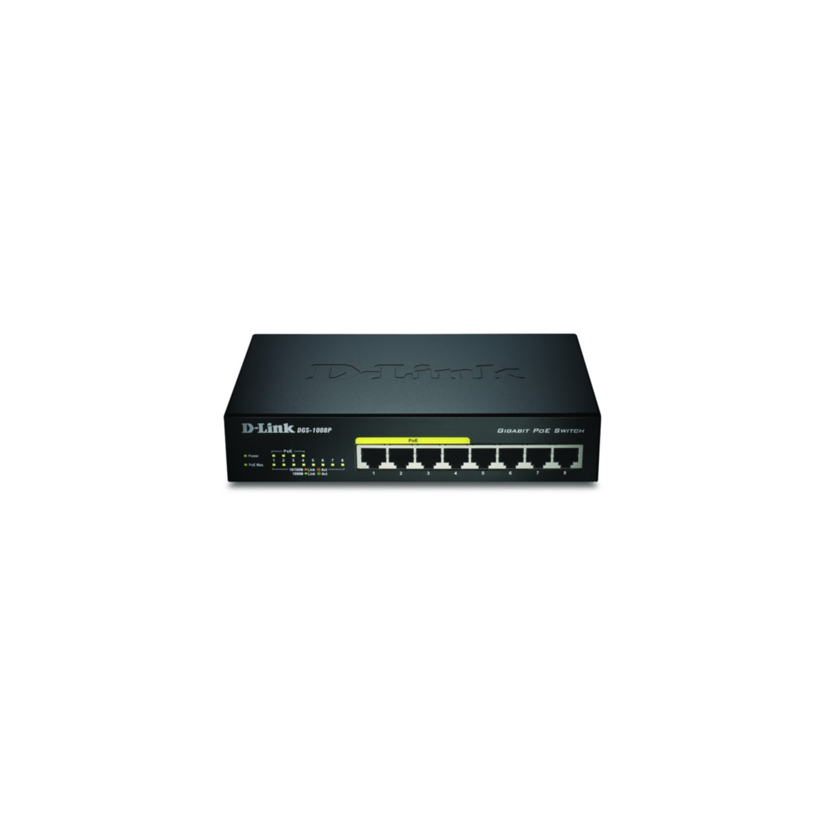 D-Link Switch Gigabit 8-port 10/100/1000 DGS-1008P/E