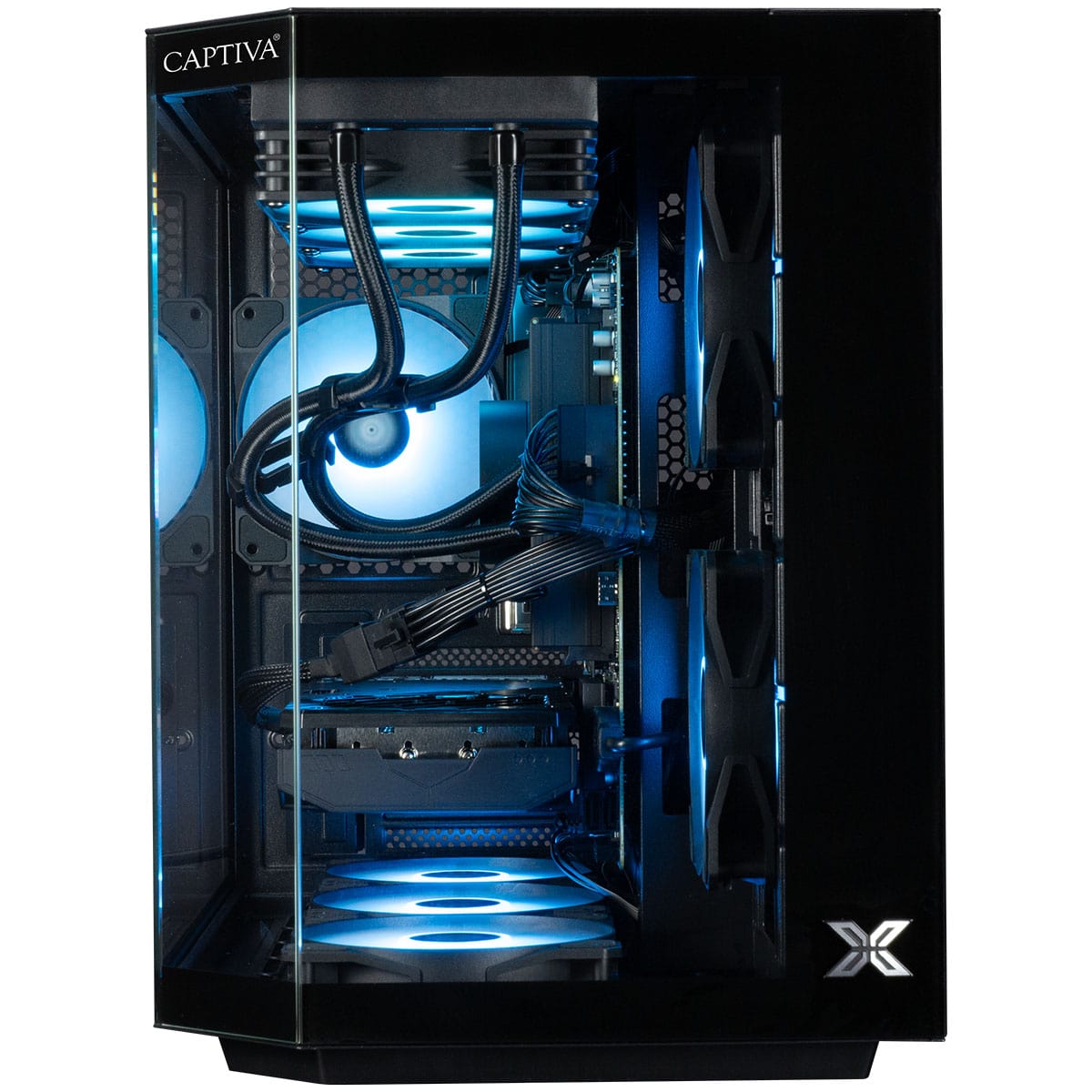 Captiva PC Advanced Gaming I95-880 (i9-14900KF/RTX5060 8GB GDDR7/SSD 2TB/64GB/WLAN/w/o OS)