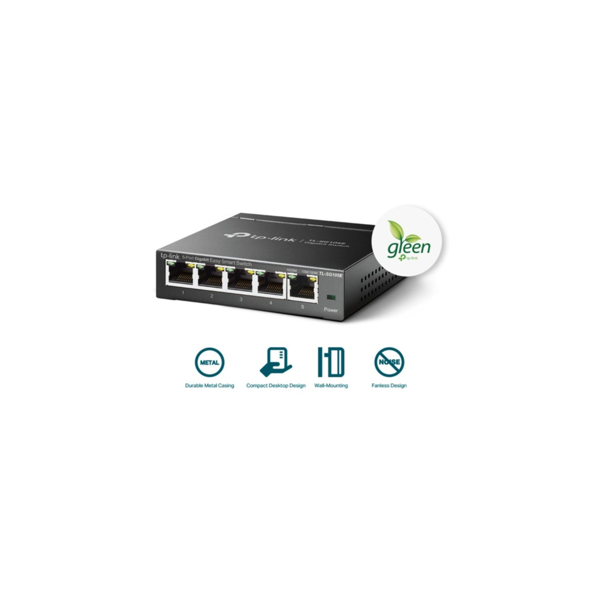 TP-Link Switcher Desktop 5-port 10/100M/1000M TL-SG105E, Bild 5