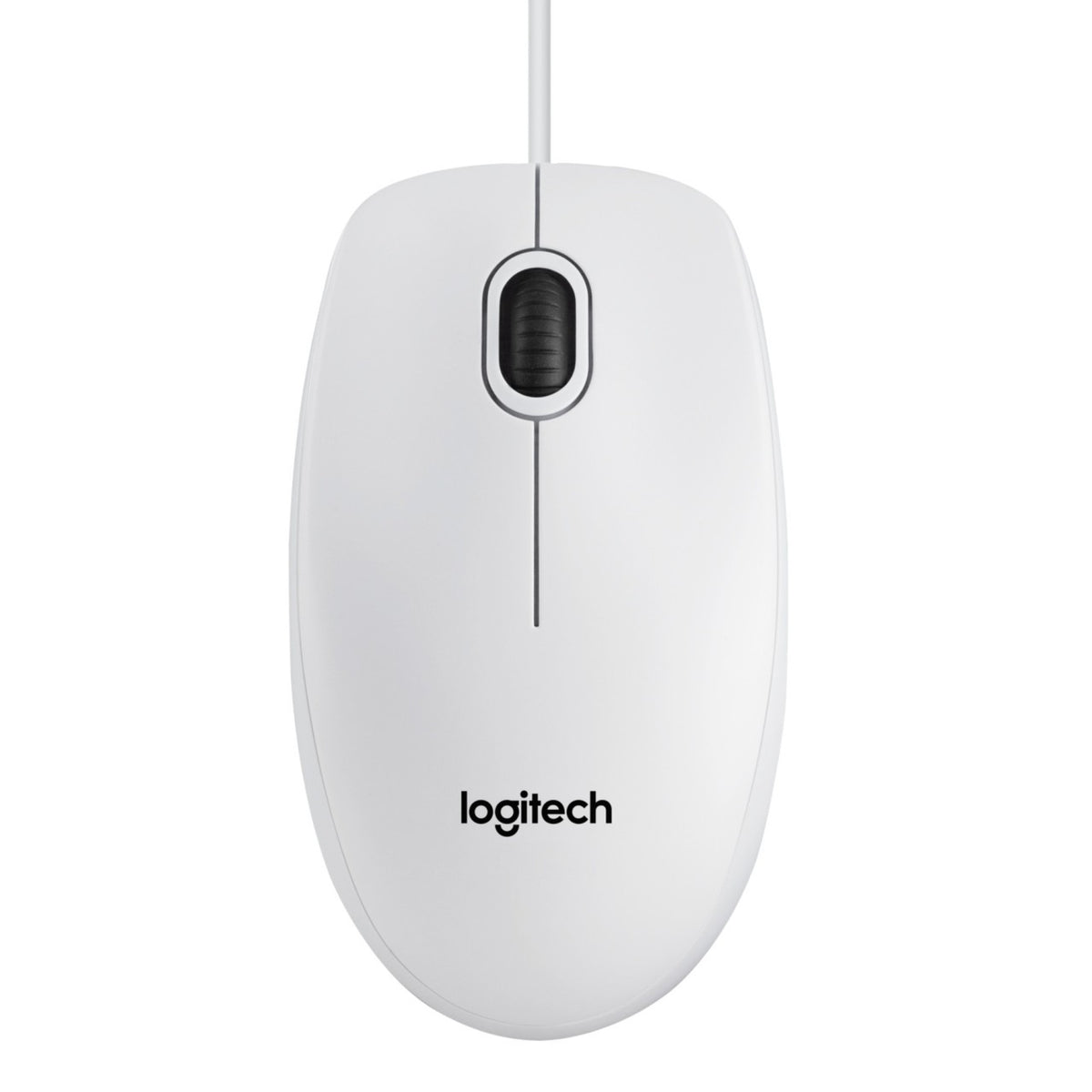 Mouse Logitech B100 Optical USB Mouse white (910-003360)