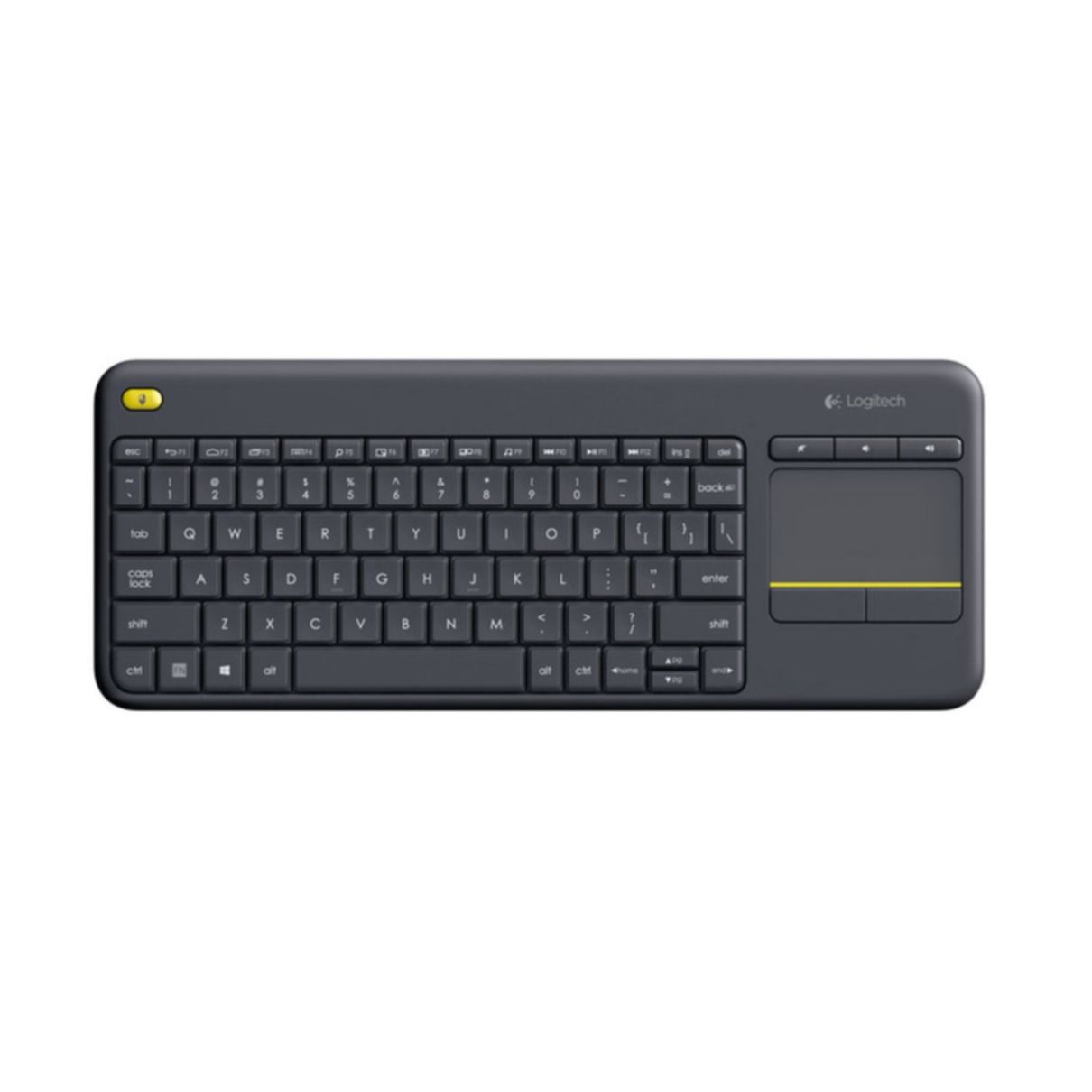 Keyboard Logitech K400 Plus Wireless Touch black (DE) (920-007127)
