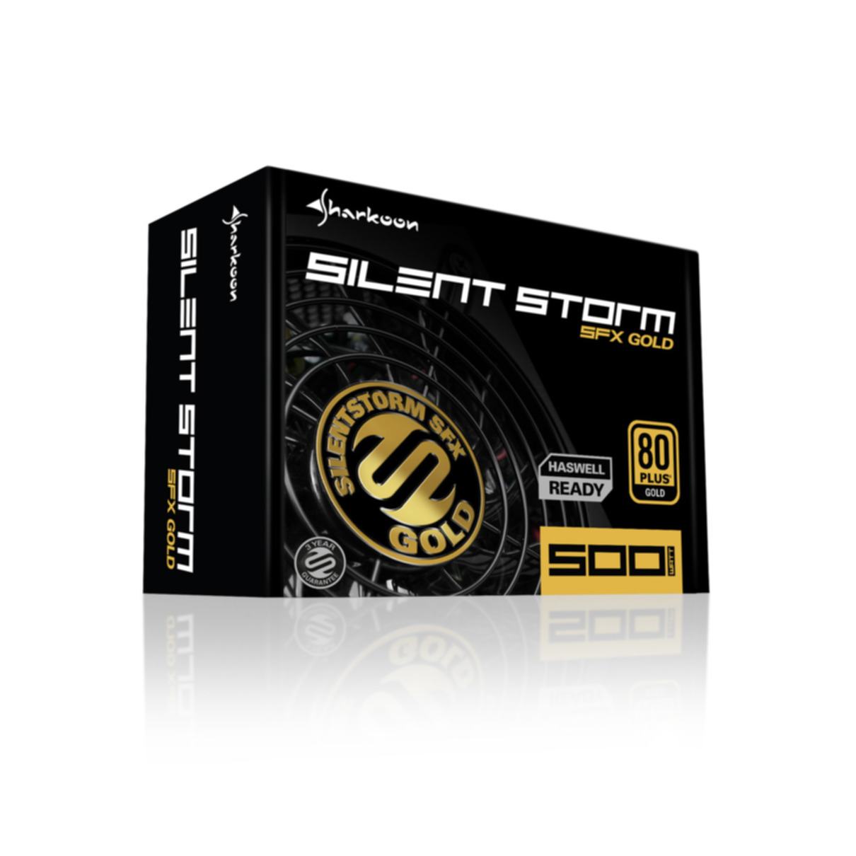 PC- Netzteil Sharkoon SilentStorm SFX 500W, 80+ Gold