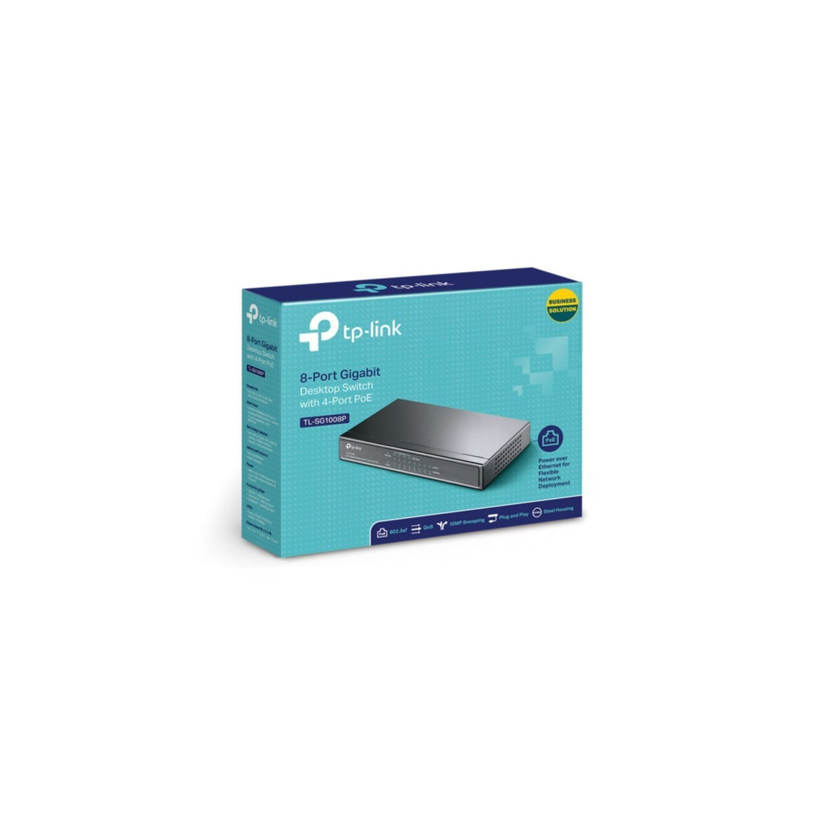 TP-Link Switcher Gigabit 8-port 10/100/1000M TL-SG1008P, Bild 5
