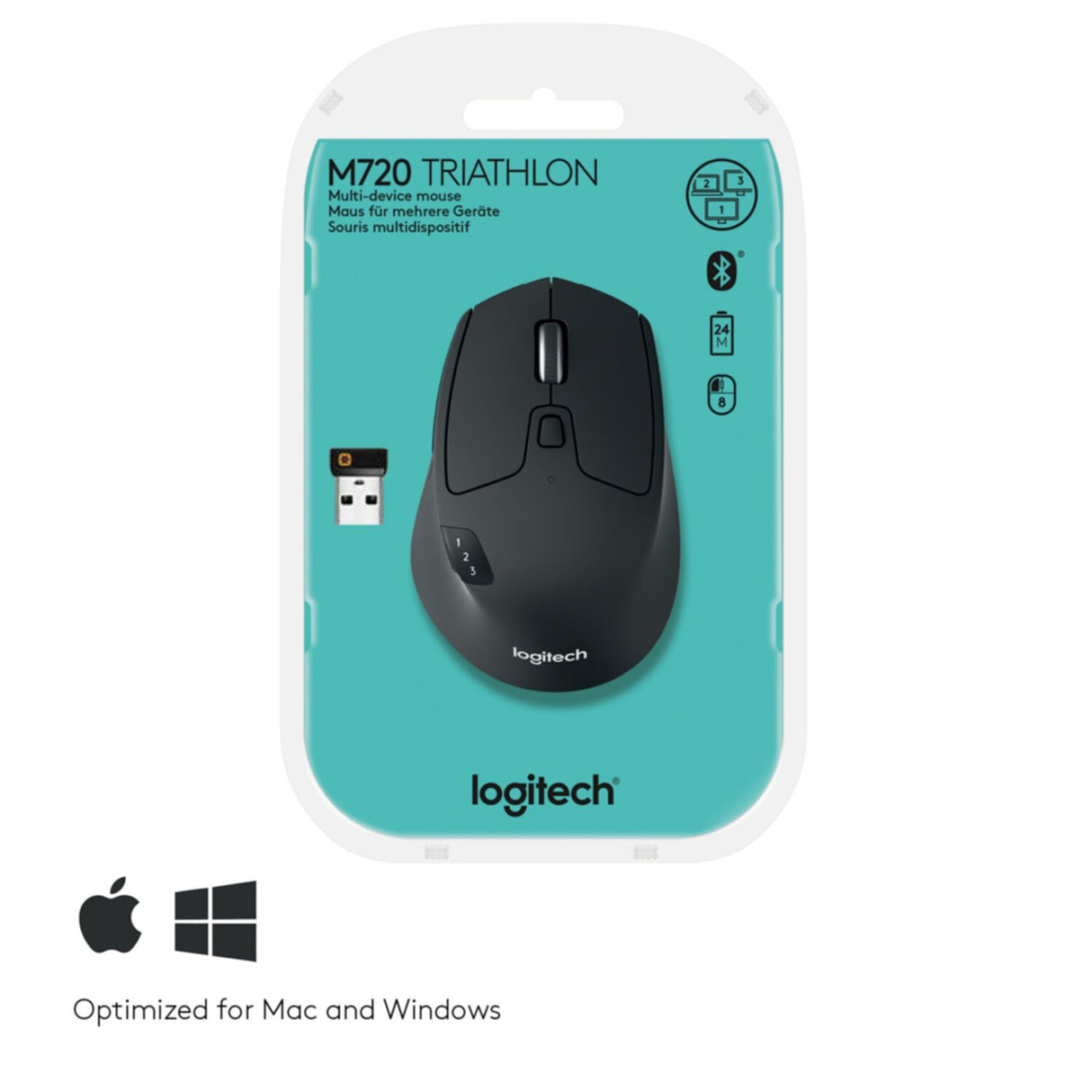 Mouse Logitech M720 Triathlon schwarz (910-004791)