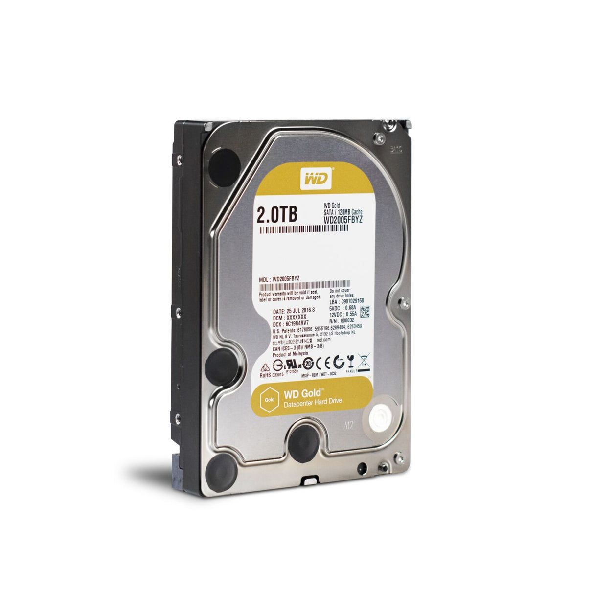 HDD WD Gold WD2005FBYZ 2TB/600/72 Sata III 128MB (D)