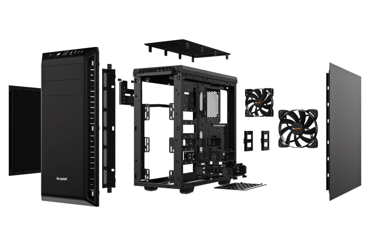 PC- Gehäuse BeQuiet Pure Base 600 - schwarz, Bild 5