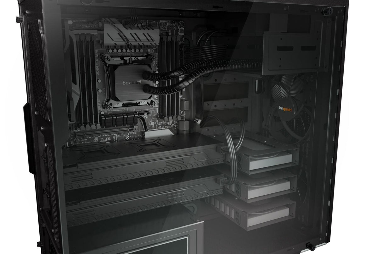 PC- Gehäuse BeQuiet Pure Base 600 Window - schwarz