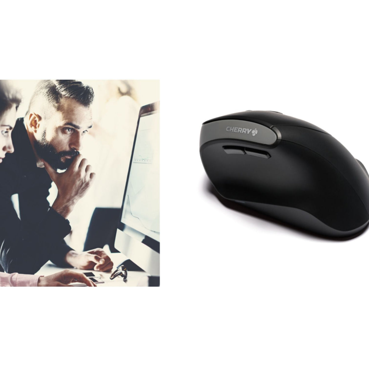 Mouse Cherry MW4500 wireless black (JW-4500)