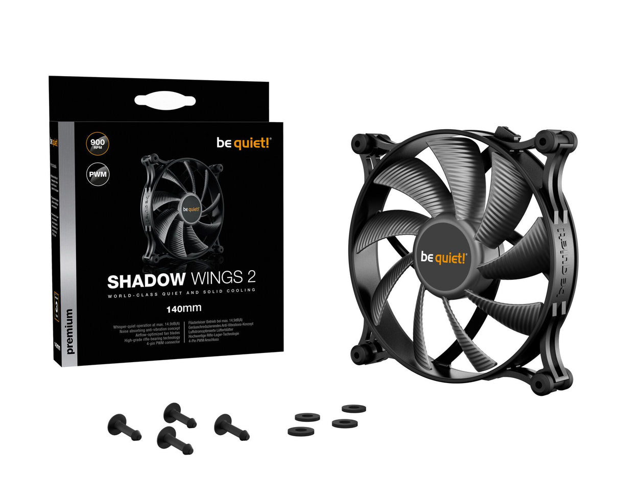 PC- Gehäuselüfter Be Quiet Shadow Wings 2 140mm PWM