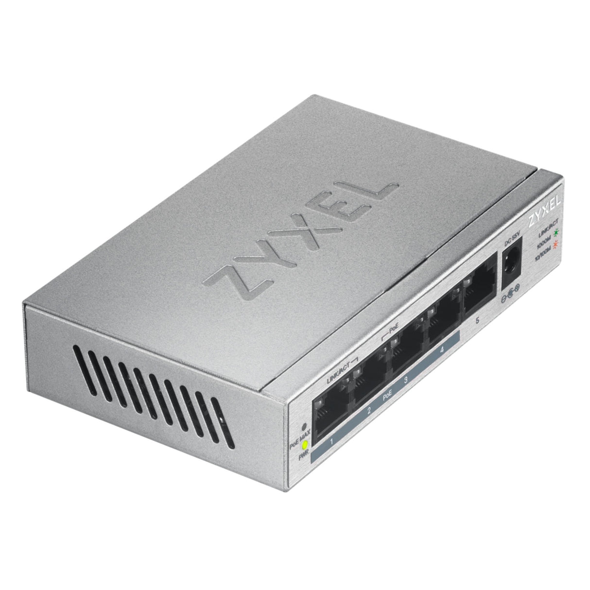 ZyXEL Switch 4-Port 10/100/1000 GS1005HP-EU0101F