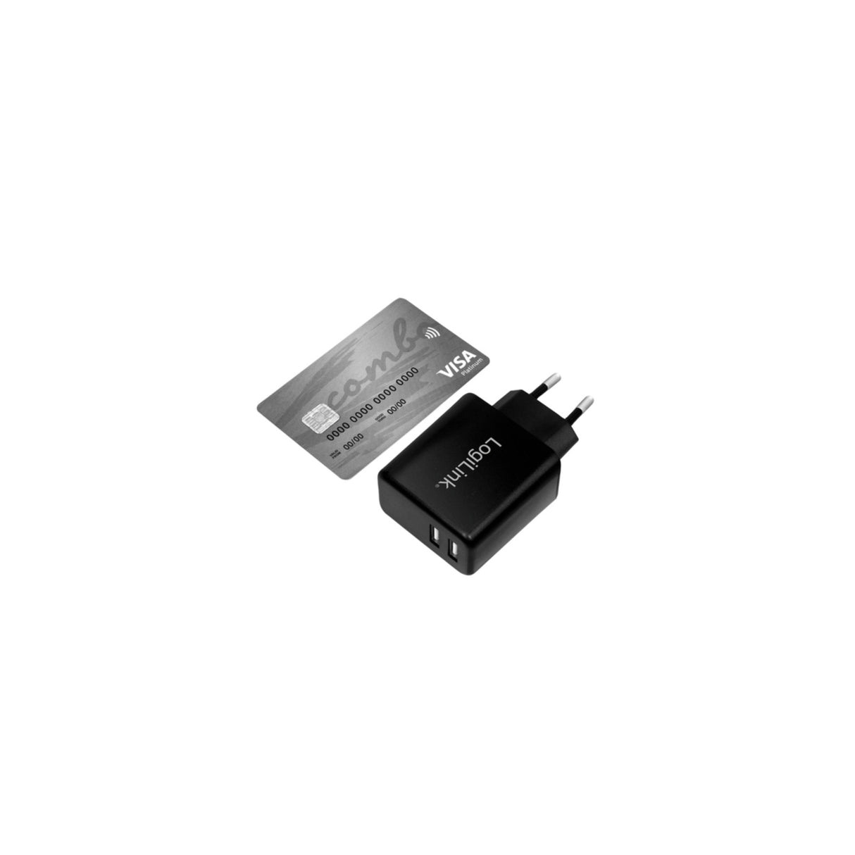 LogiLink Steckdosenadapter 2 x USB - PA0210