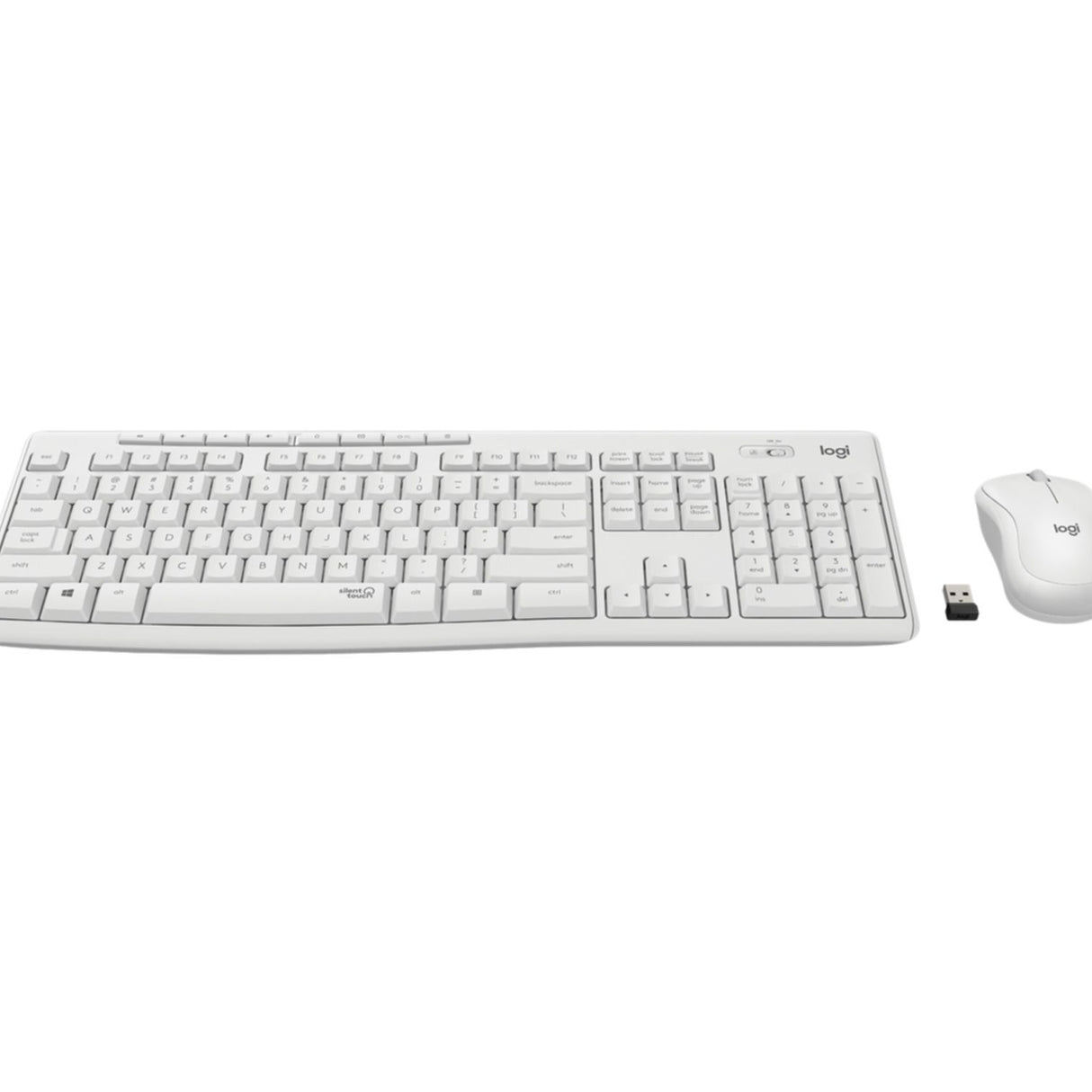 Keyboard & Mouse Logitech Wireless Combo MK295 white (DE) (920-009819)