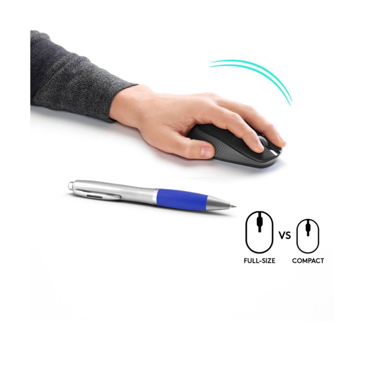 Mouse Logitech M190 Wireless black (910-005905)