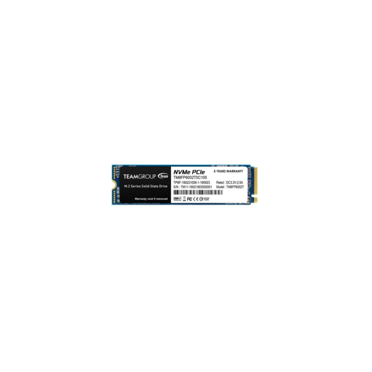 SSD Teamgroup 2TB MP33 PCIe M.2 TM8FP6002T0C101 PCIe 3.0 NVME