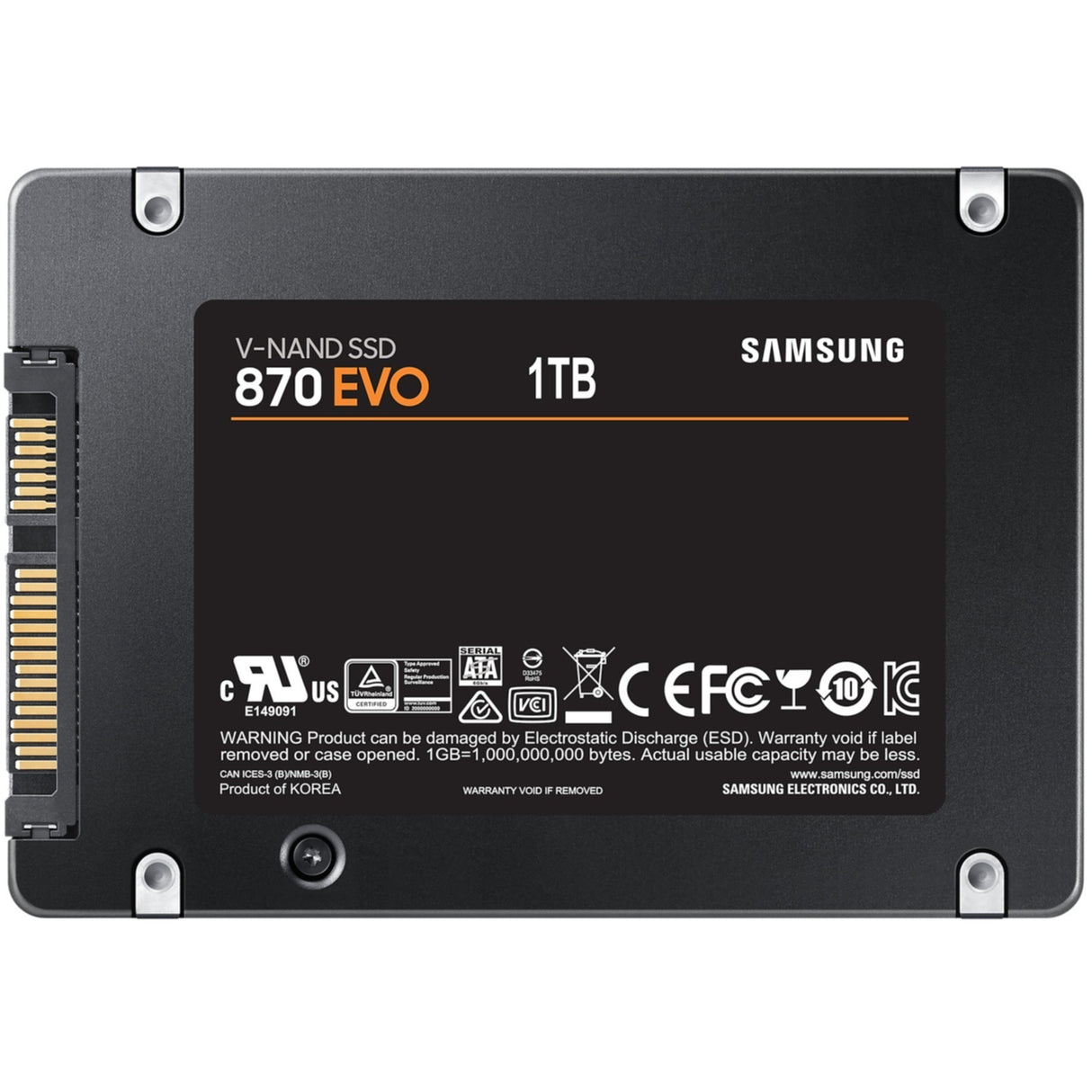 SSD Samsung 870 EVO 1TB Sata3 MZ-77E1T0B/EU