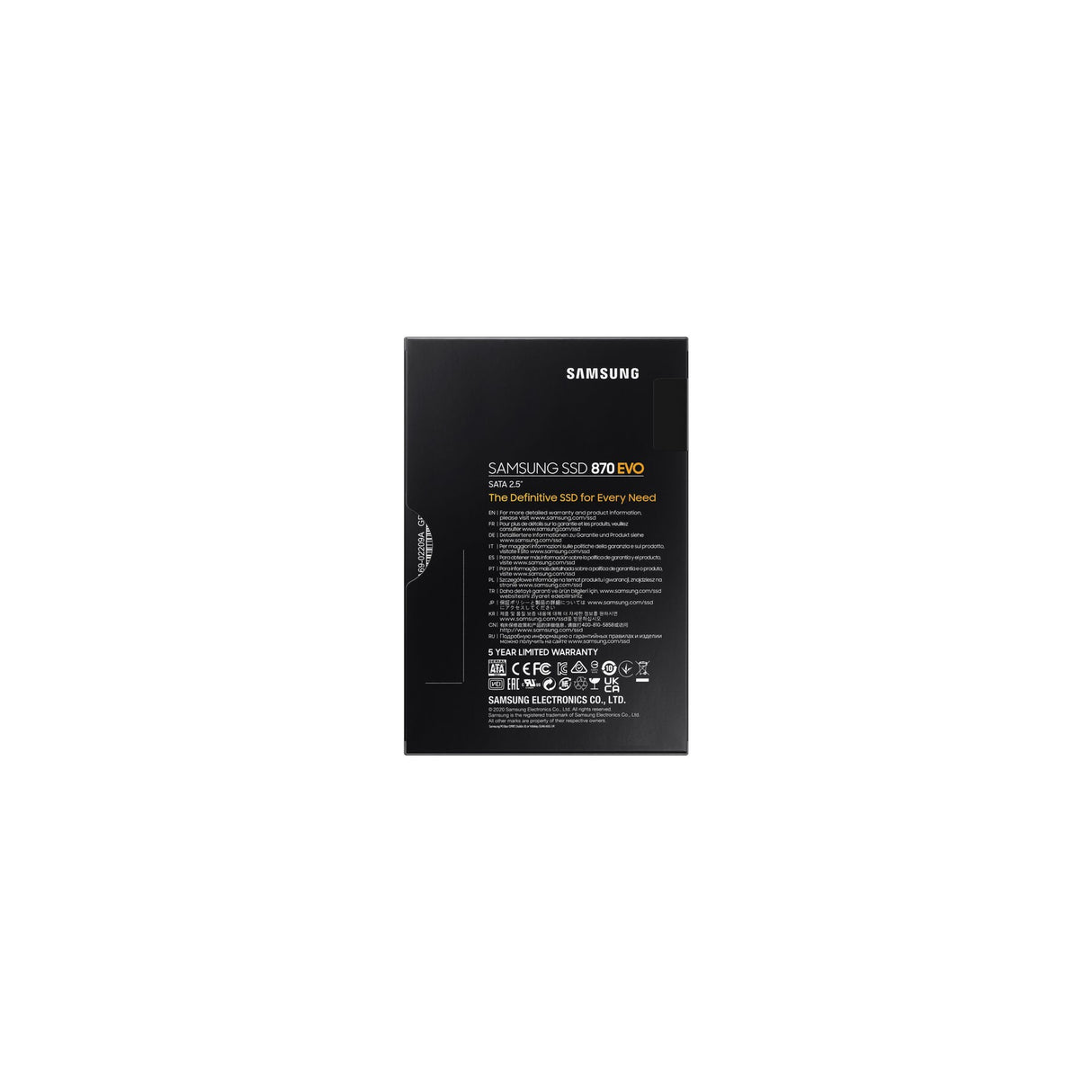 SSD Samsung 870 EVO 2TB Sata3 MZ-77E2T0B/EU