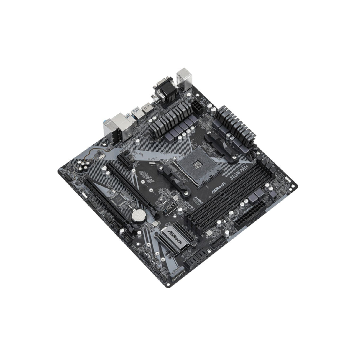 ASROCK B450M PRO4 R2.0(AM4) (D)