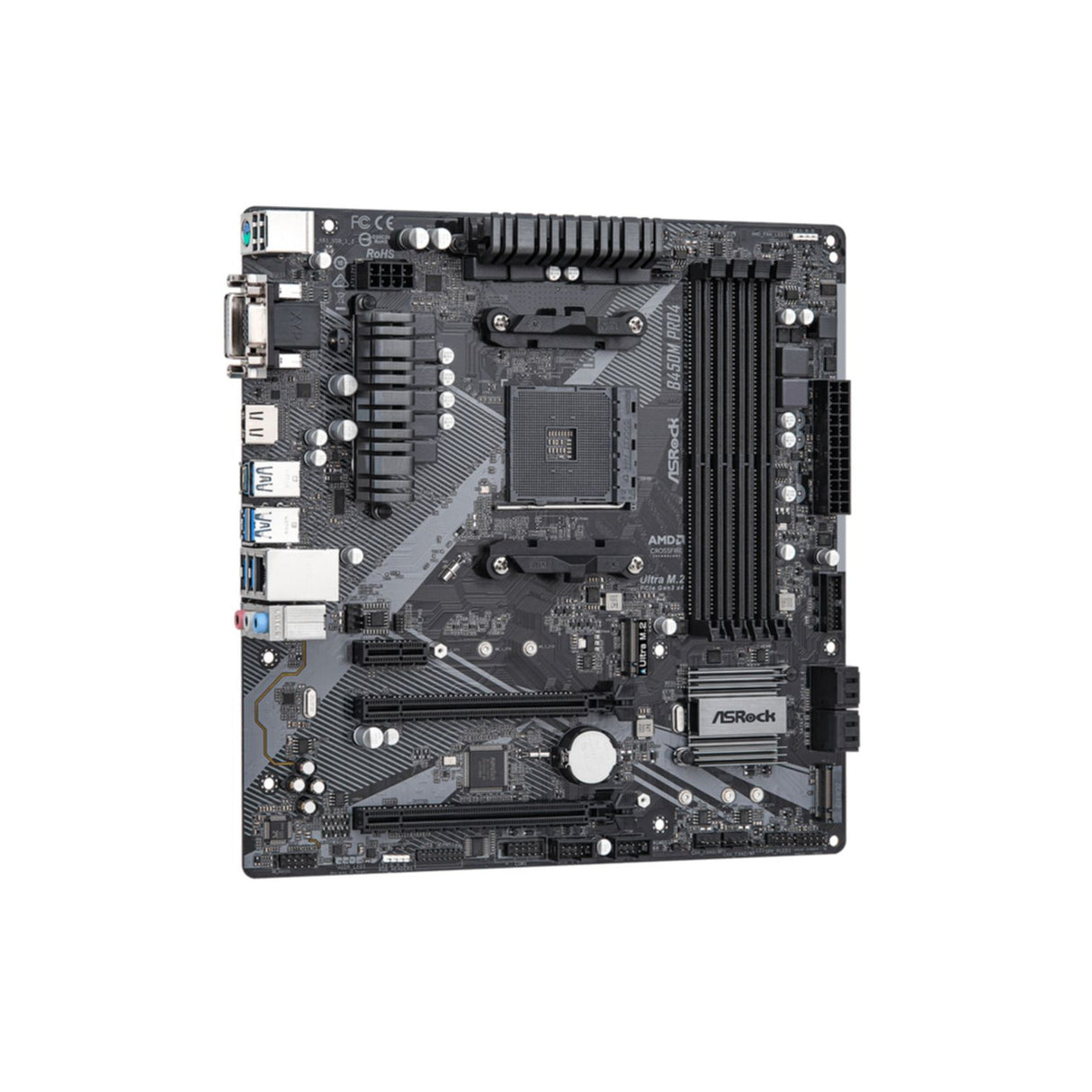 ASROCK B450M PRO4 R2.0(AM4) (D)