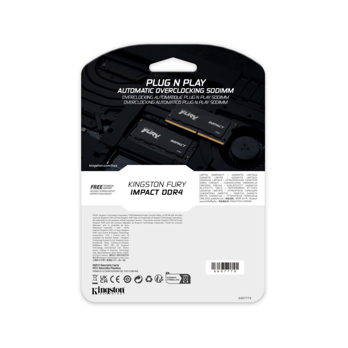 S/O 32GB DDR4 PC 3200 Kingston Fury Impact KF432S20IB/32, Bild 4