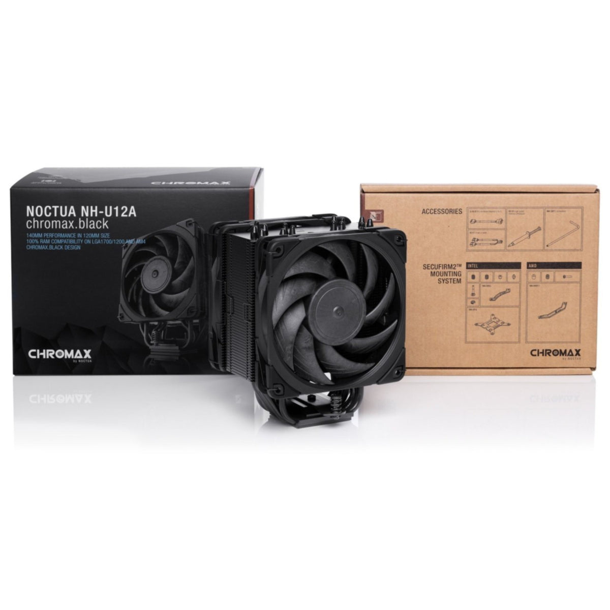 Cooler Noctua NH-U12A chromax.black, Bild 4
