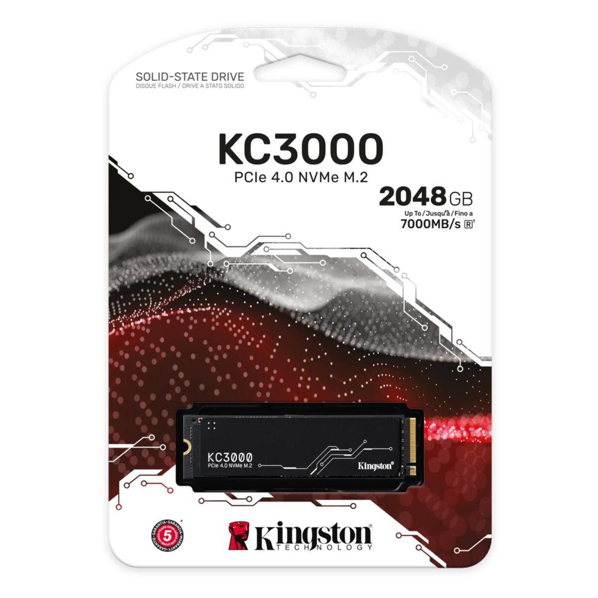 SSD Kingston KC3000 2048GB Kingston SKC3000D/2048G M.2 PCIe 4.0 NVMe, Bild 3