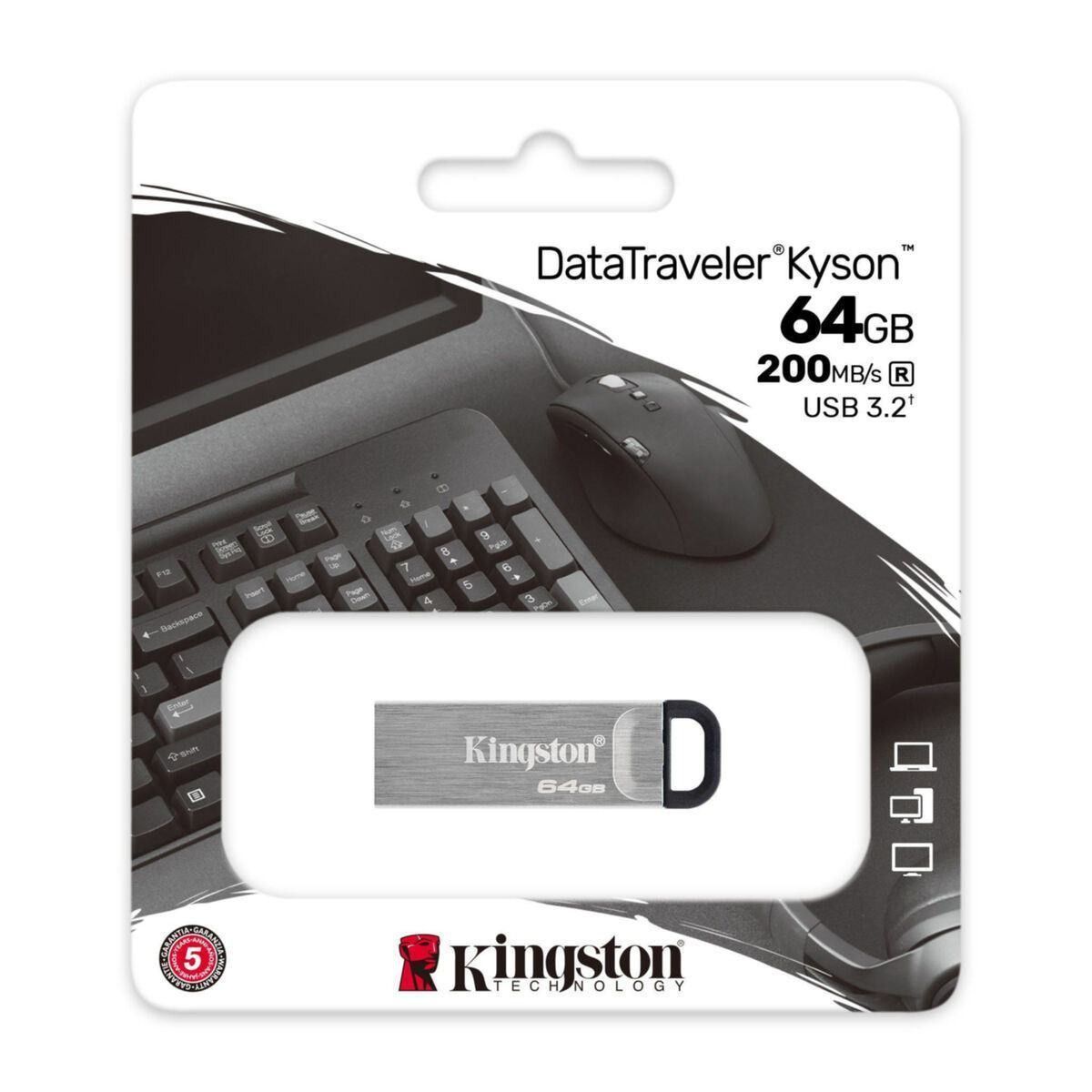 USB Stick 64GB Kingston DataTraveler Kyson USB 3.2 DTKN/64GB, Bild 3