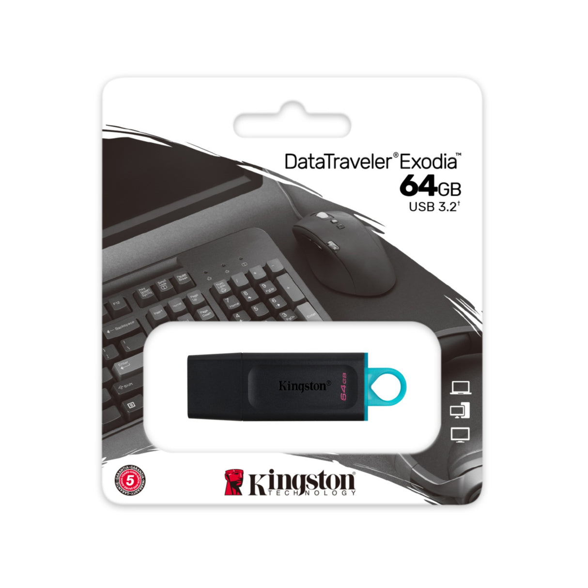 USB Stick 64GB Kingston DataTraveler Exodia USB 3.2 DTX/64GB