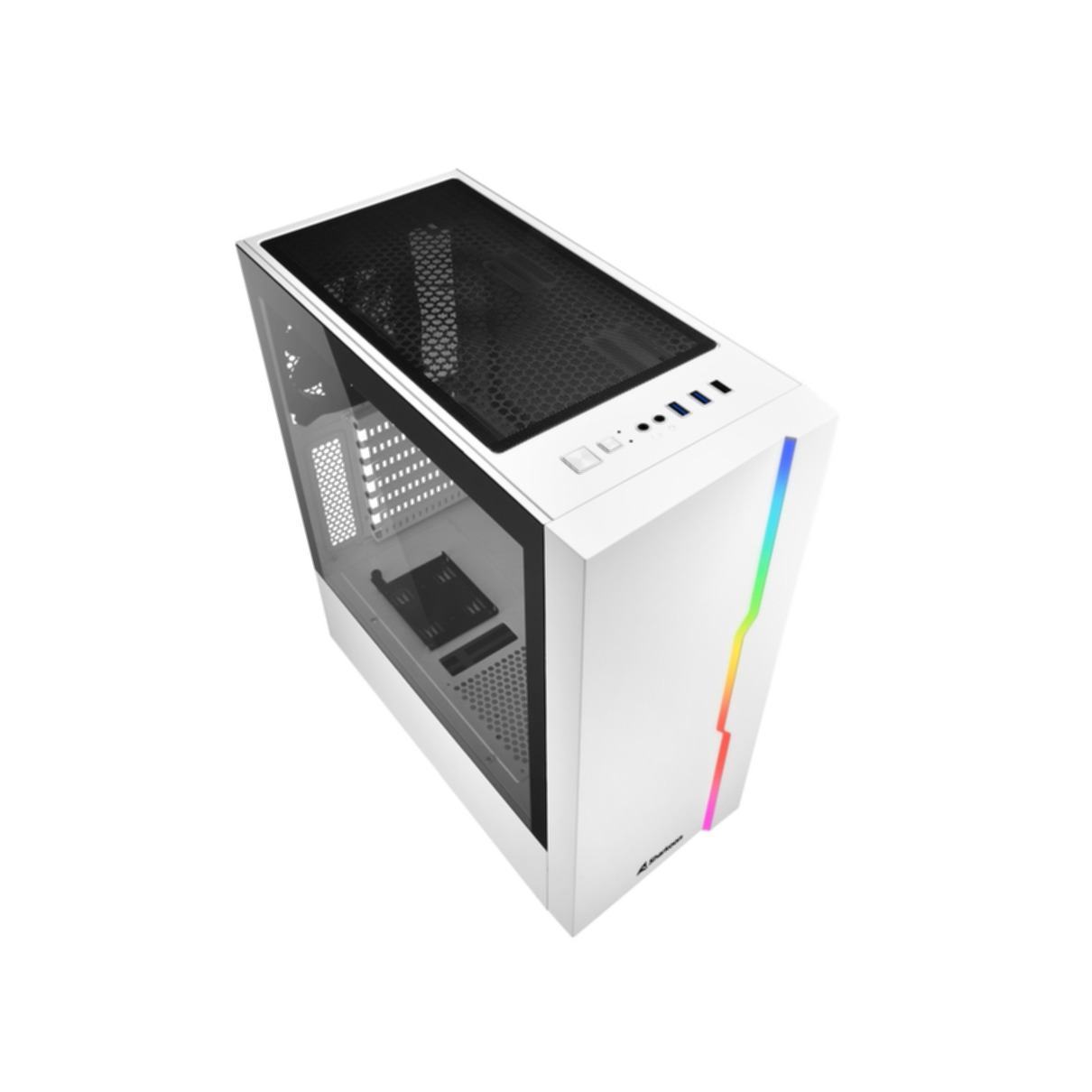 PC- Gehäuse Sharkoon RGB Slider white