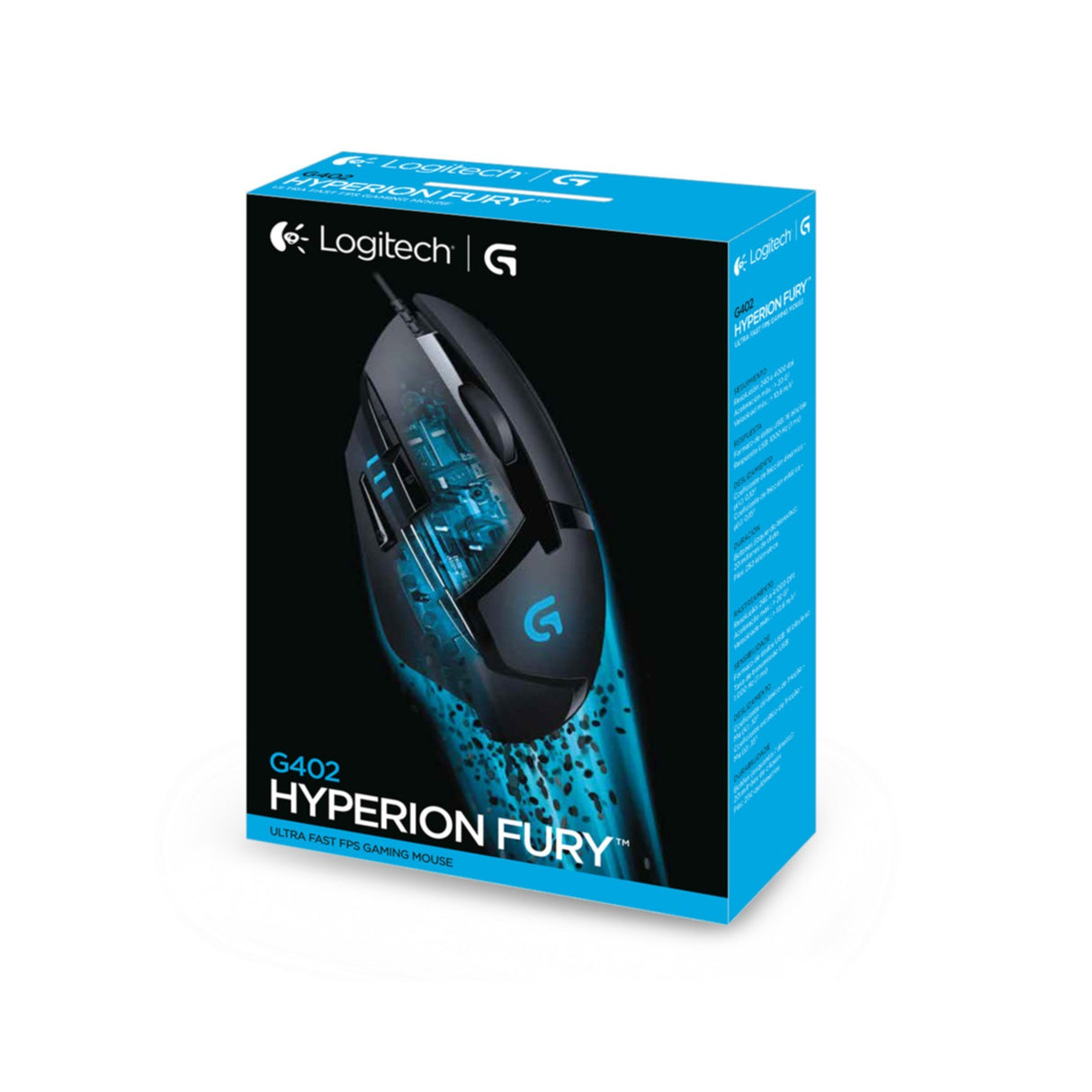 Mouse Logitech G402 Hyperion Fury wired black (910-004068)