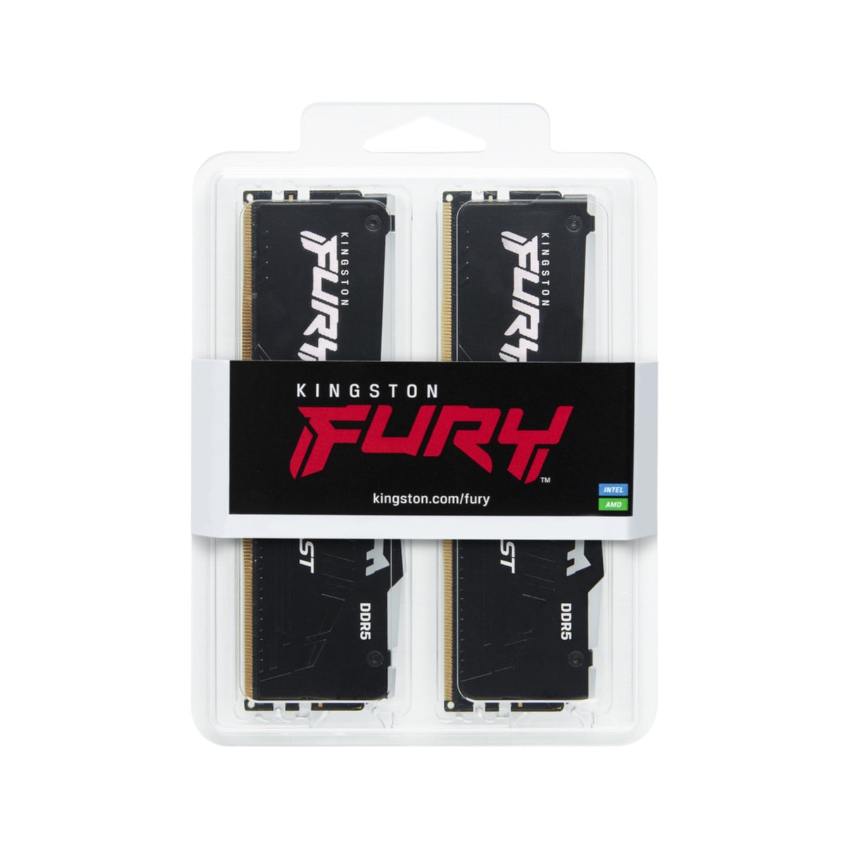 DDR5 16GB KIT 2x8GB PC 5200 Kingston FURY Beast RGB KF552C40BBAK2-16