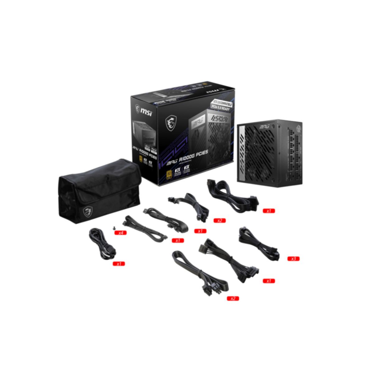 PC- Netzteil MSI MPG A1000G PCIE5