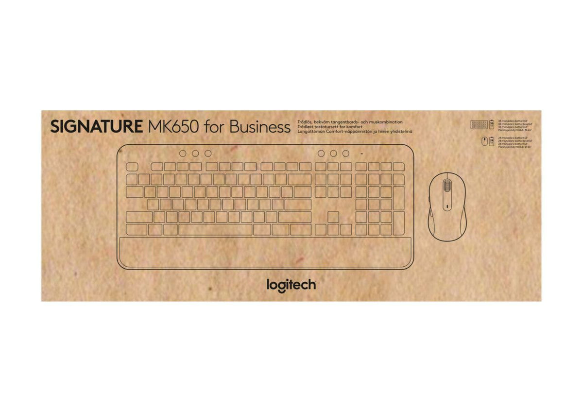 Keyboard & Mouse Logitech Wireless MK650 weiß (DE) (920-011022), Bild 6