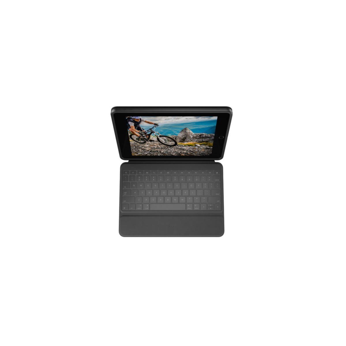 Keyboard Logitech Rugged Folio for Apple iPad 7th-9th Gen Graphite (DE) (920-009313), Bild 2