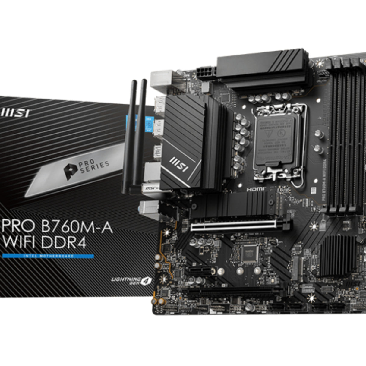 MSI PRO B760M-A WIFI DDR4 (1700) (D)