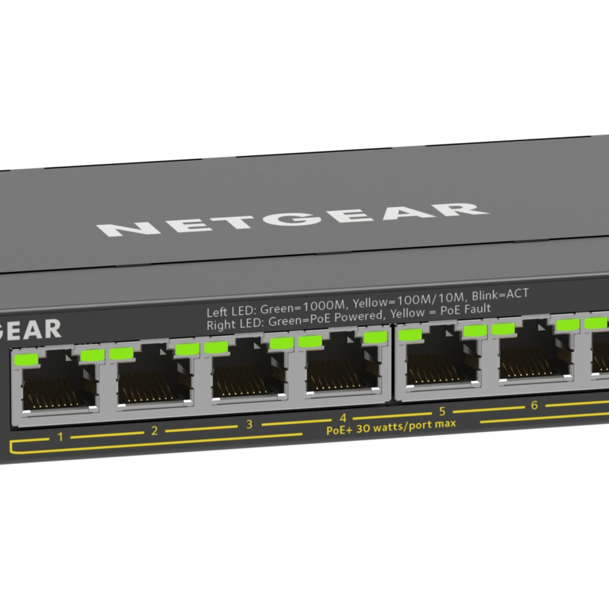 NETGEAR Plus Switch 8-port 10/100/1000 GS308EPP-100PES, Bild 4