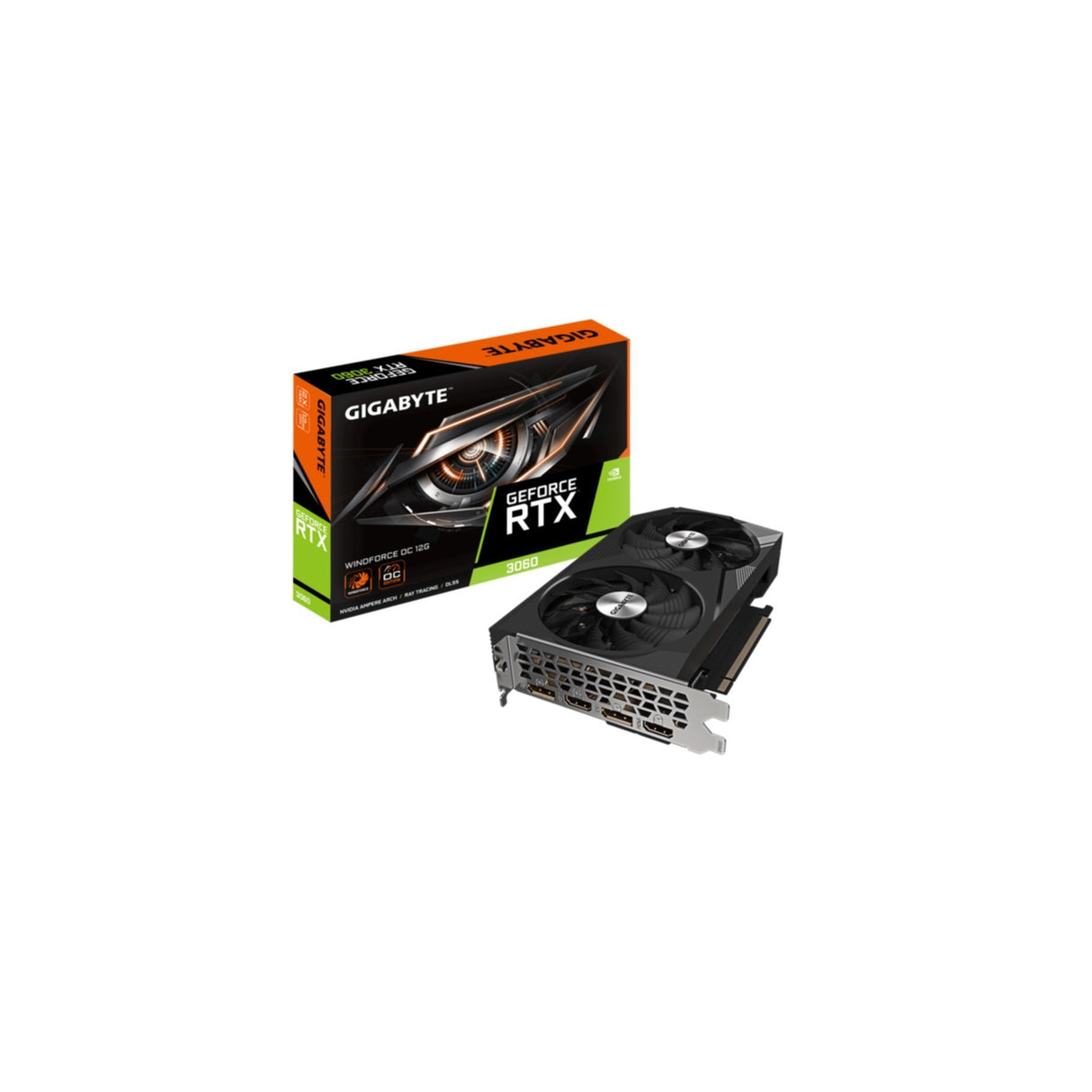 VGA Gigabyte GeForce® RTX 3060 12GB WINDFORCE OC 2.0 (LHR)