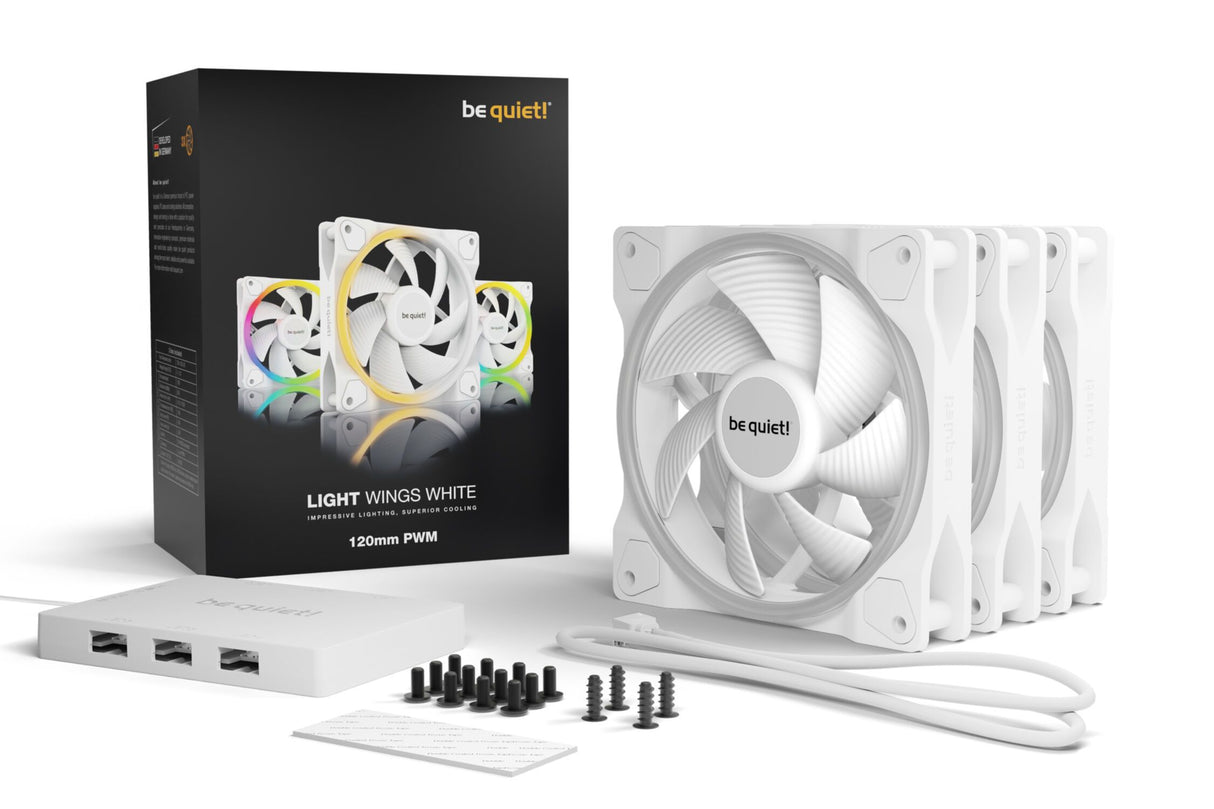 PC- Gehäuselüfter Be Quiet Light Wings 120mm PWM (triple pack)