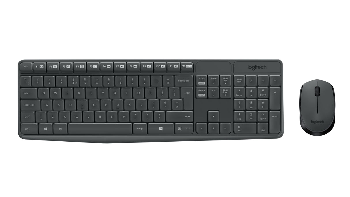 Keyboard & Mouse Logitech Wireless Combo MK235 black (US) (920-007931)