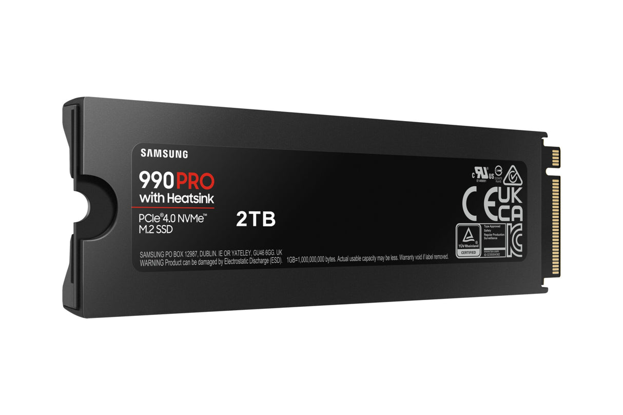 SSD Samsung 990 Pro M.2 2TB NVMe MZ-V9P2T0CW PCIe 4.0 x4 Heatsink
