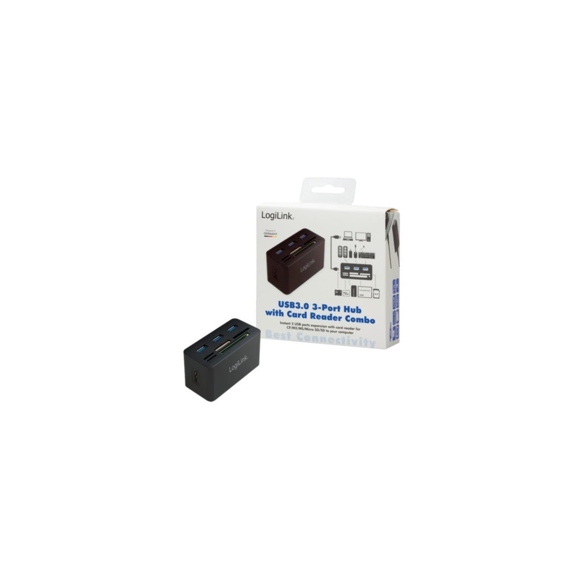 LogiLink USB 3.0-Hub mit AIO-Kartenleser - CR0042, Bild 6
