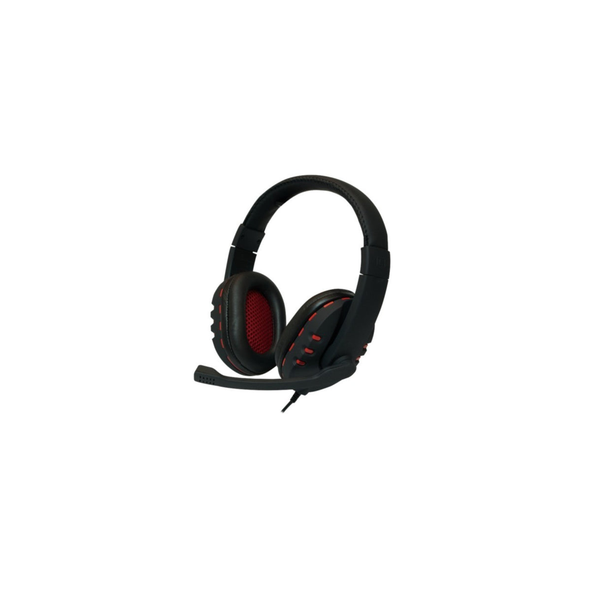 LogiLink Headset Stereo with microphone USB black/red HS0028, Bild 4