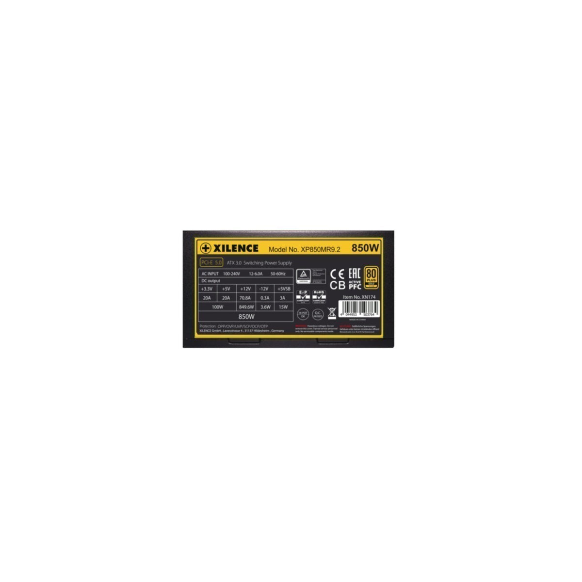 Xilence PerformanceX+ XP850MR9.2 850W ATX3.0 XN174, Bild 4
