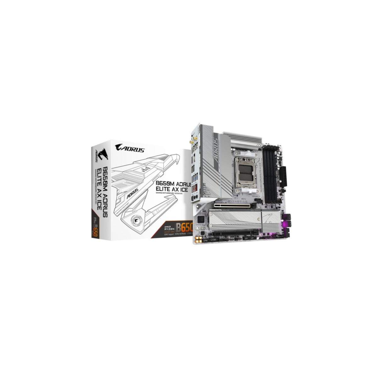 Gigabyte GA-B650M-A Elite AX Ice (AM5) (D)