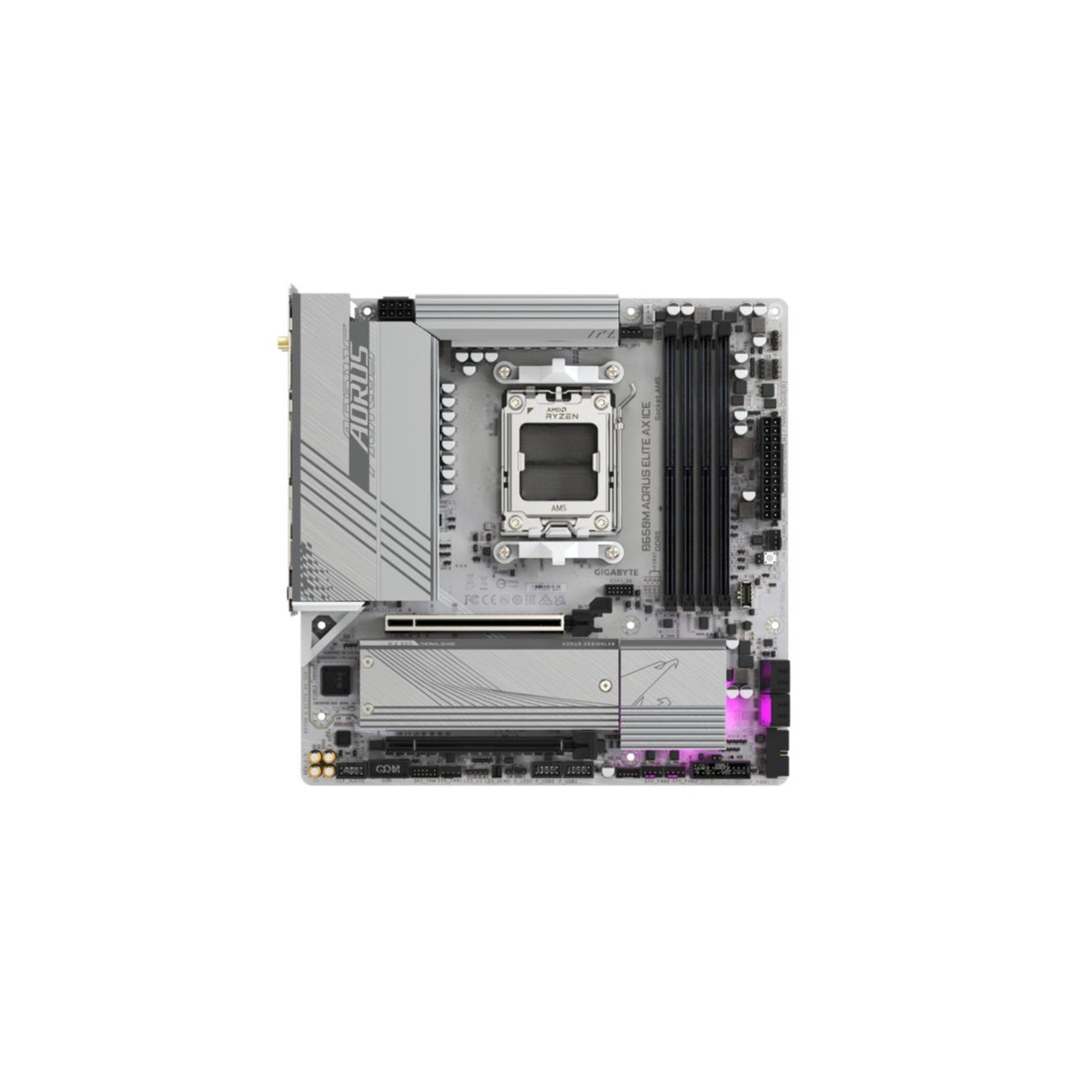 Gigabyte GA-B650M-A Elite AX Ice (AM5) (D), Bild 2
